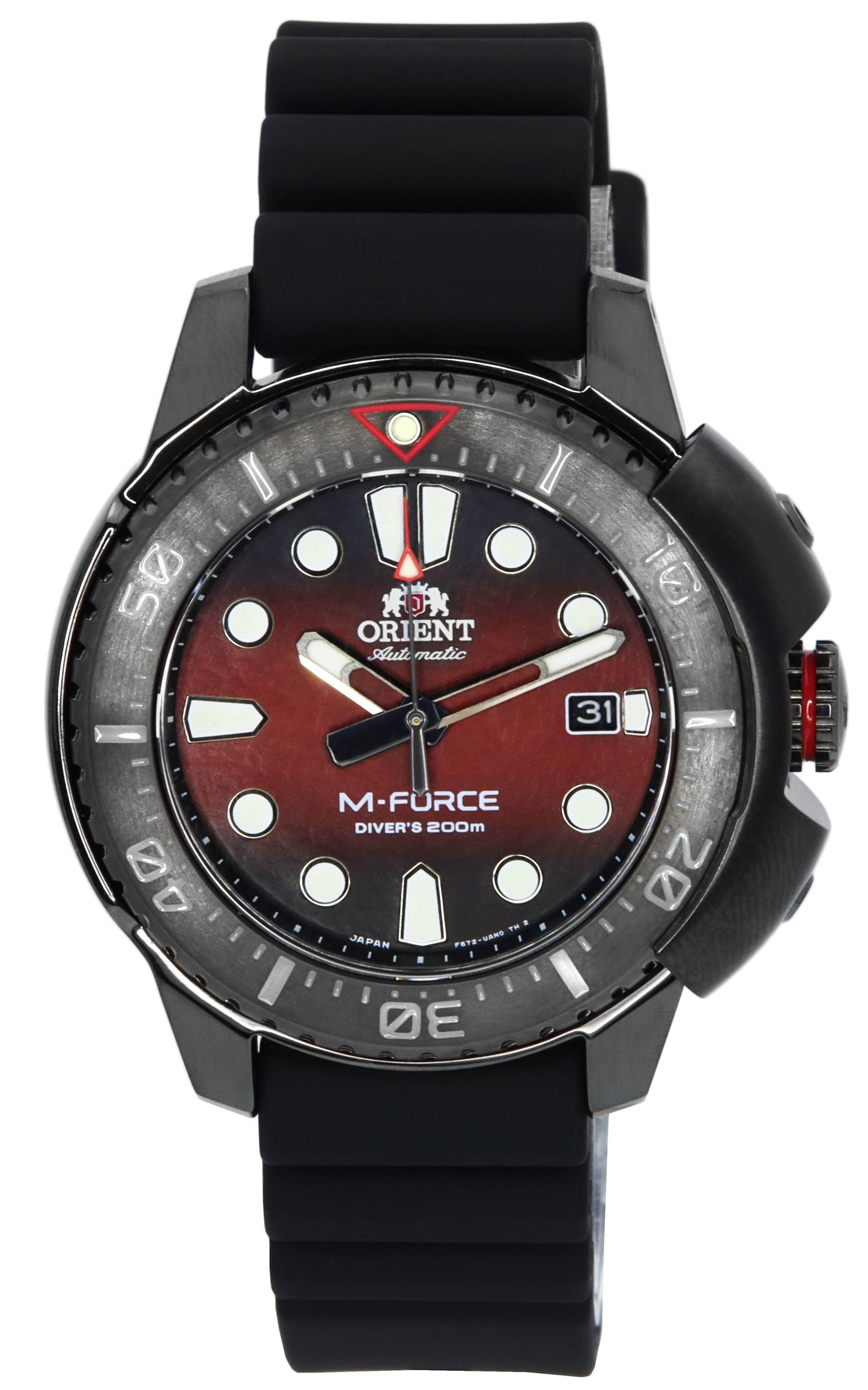 Orient M-Force Limited Edition Red Dial Automatik Taucher RA-AC0L09R00B 200M Herrenuhr