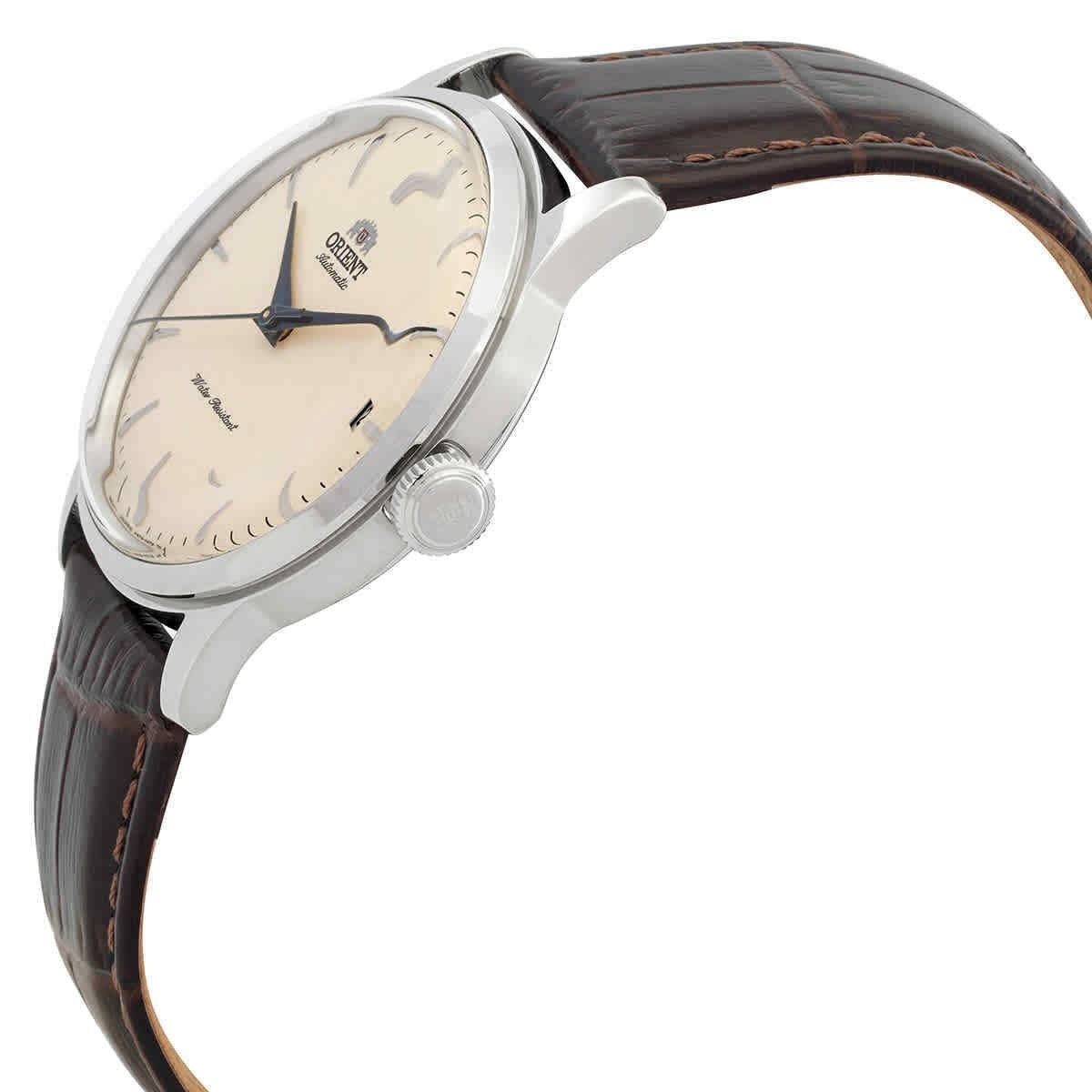 Orient Classic Bambino Champagnerfarbenes Zifferblatt Automatik RA-AC0M04Y10B RA-AC0M04Y30B Herrenuhr