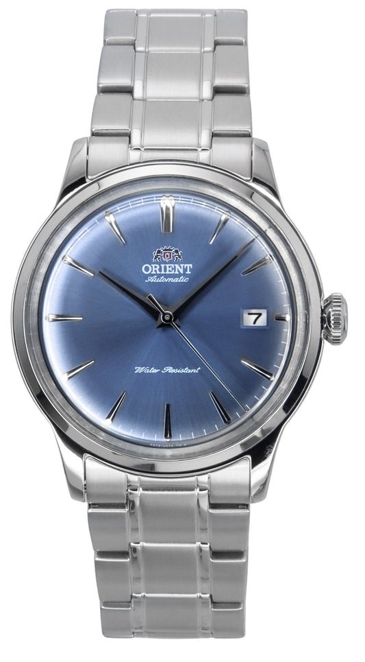 Orient Bambino Edelstahl Light Blaues Zifferblatt Automatik RA-AC0M10L Herrenuhr