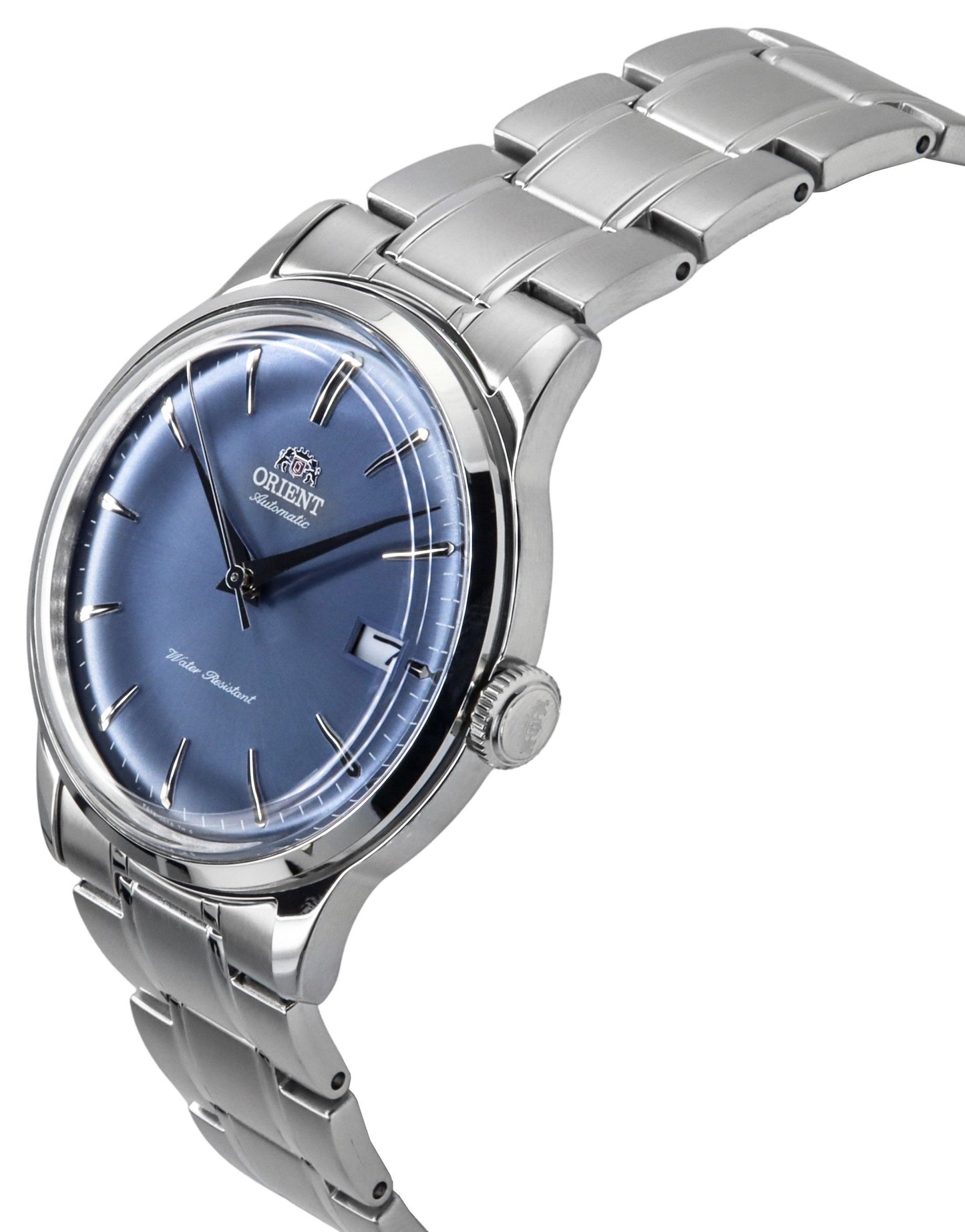 Orient Bambino Edelstahl Light Blaues Zifferblatt Automatik RA-AC0M10L Herrenuhr