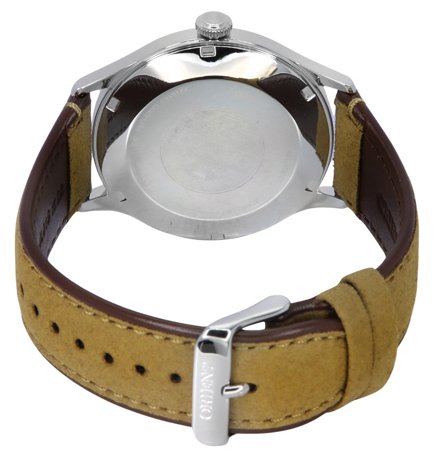 Orient Bambino Version 4 Lederarmband Gr?nes Zifferblatt Automatik RA-AC0P01E10B RA-AC0P01E30B Herrenuhr