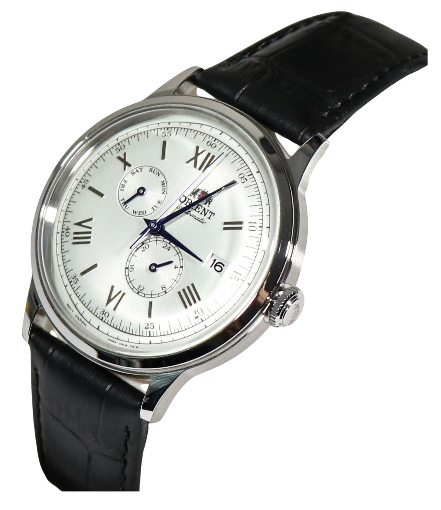Orient Bambino Version 8 Classic Lederarmband White Dial Automatik RA-AK0701S10B RA-AK0701S30B Herrenuhr