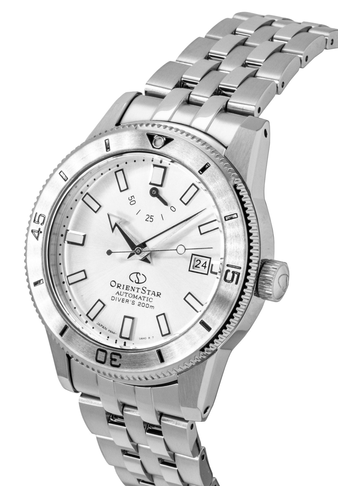Orient Star 1964 1st Edition Edelstahl Silberfarbenes Zifferblatt Automatik Taucher RE-AU0502S 200M Herrenuhr