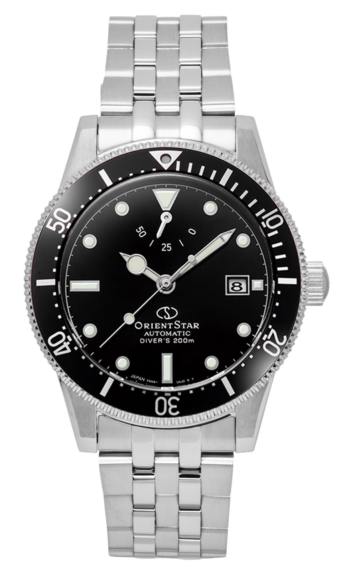 Orient Star 1964 2nd Edition M42 Edelstahl Schwarzes Zifferblatt Taucher Automatik RE-AU0601B 200M Herrenuhr