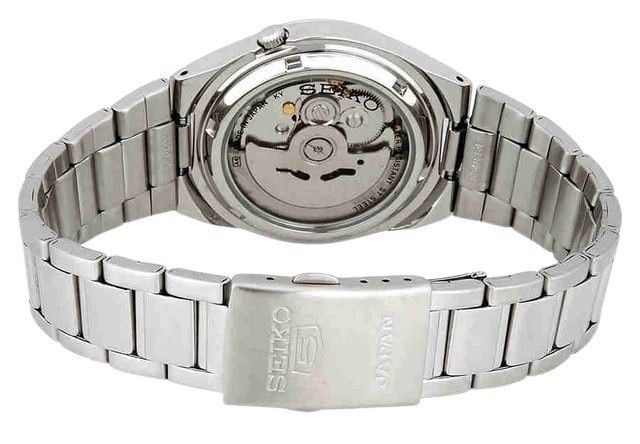 General?berholt Seiko Edelstahl Blaues Zifferblatt Automatik SNKC51J1 Herrenuhr