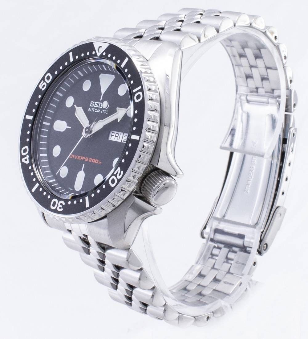 General?berholt Seiko Automatik Divers SKX007K2 Herrenuhr