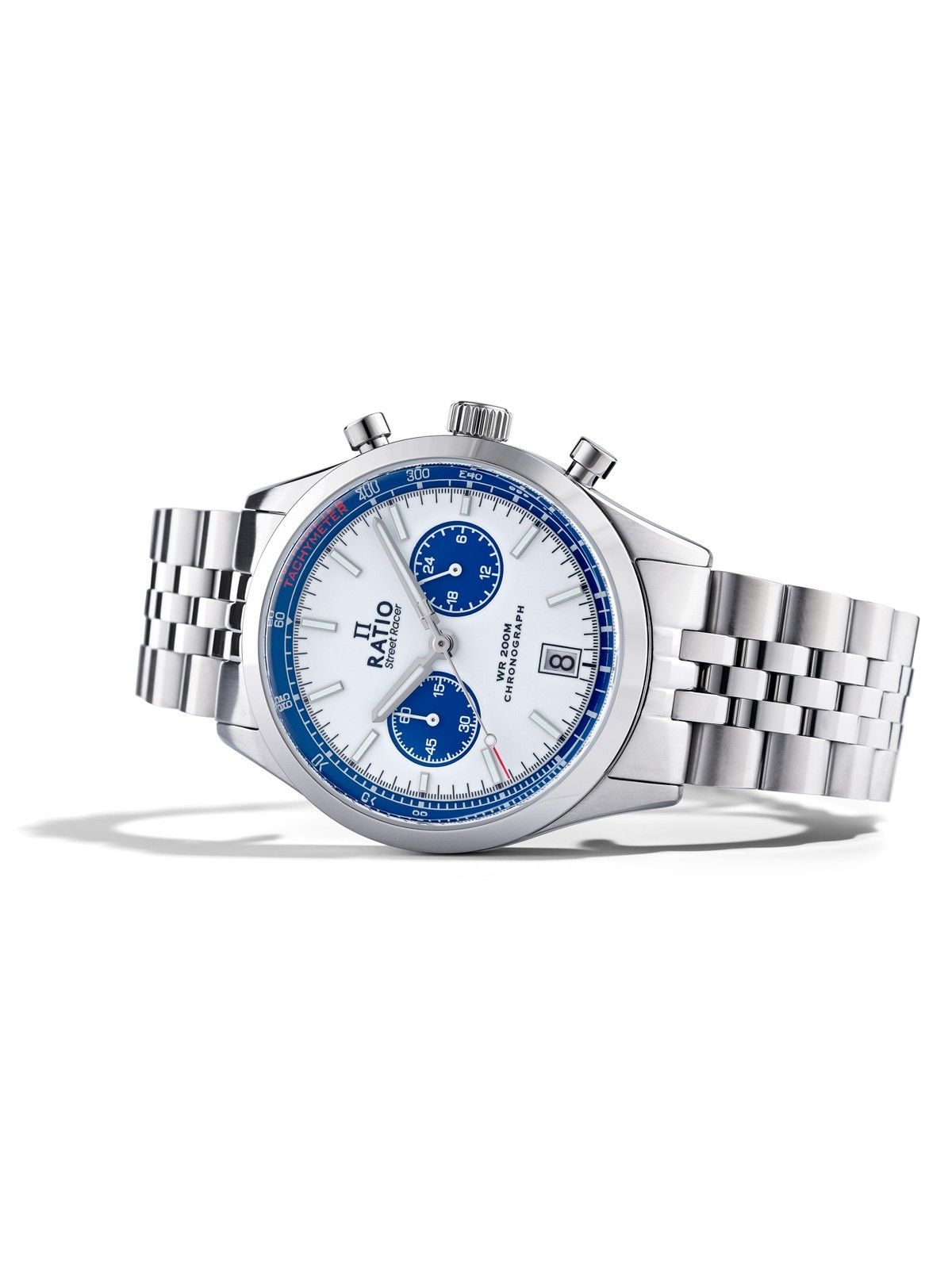 Ratio Street Racer Chronograph RTC024 200M Blue Panda Dial Limited Edition Watch