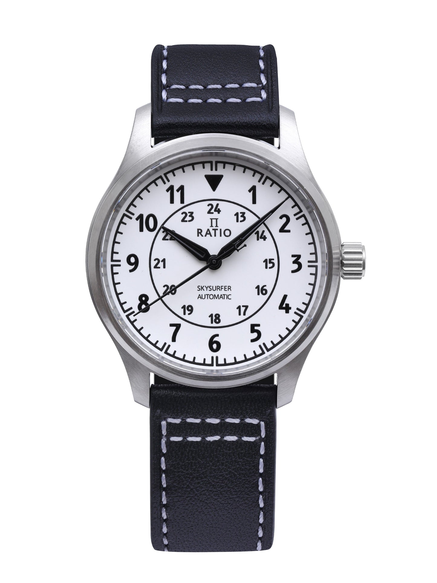 Ratio Skysurfer Pilot Full Luminous Dial Leather Automatik RTS316 200M Herrenuhr