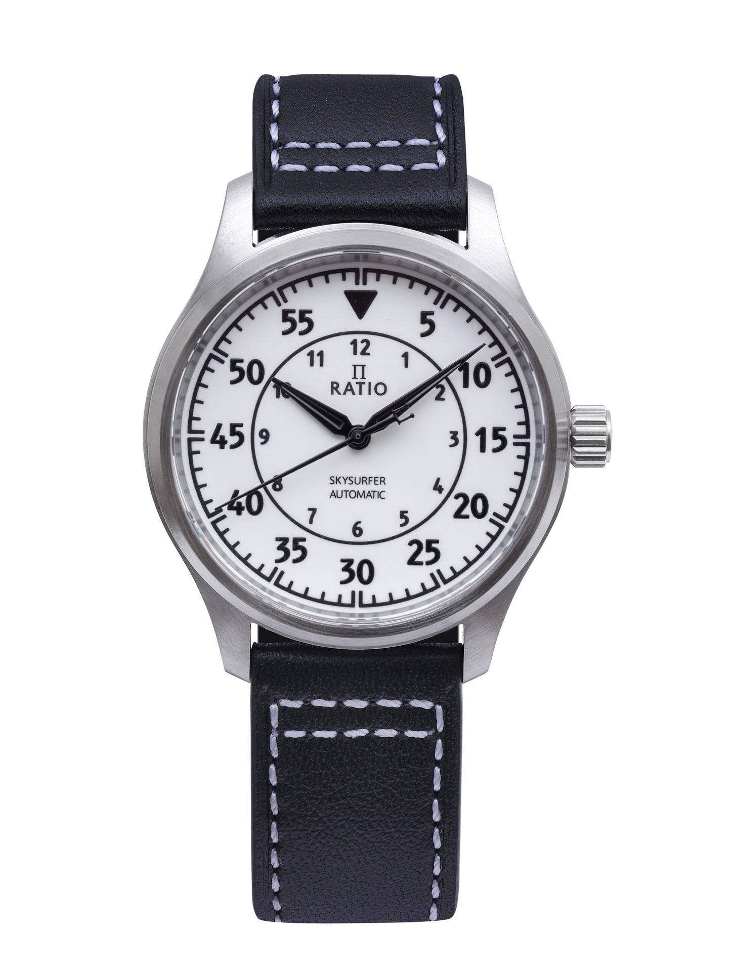 Ratio Skysurfer Pilot Full Luminous Dial Leather Automatik RTS324 200M Herrenuhr