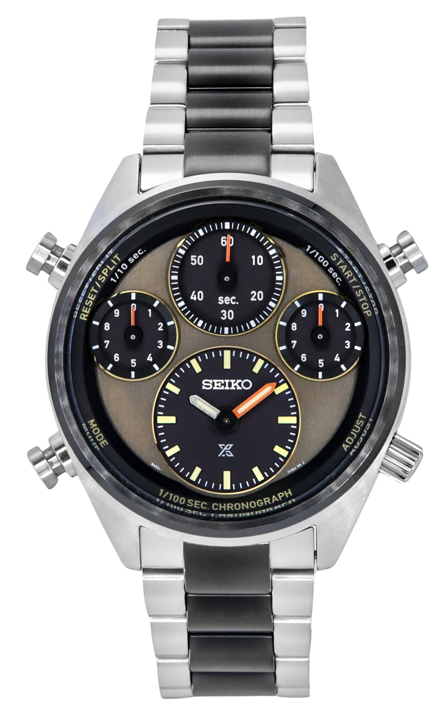 Seiko Prospex Speedtimer Limited Edition Chronograph Edelstahl Braunes Zifferblatt Solar SFJ005P1 100M Herrenuhr