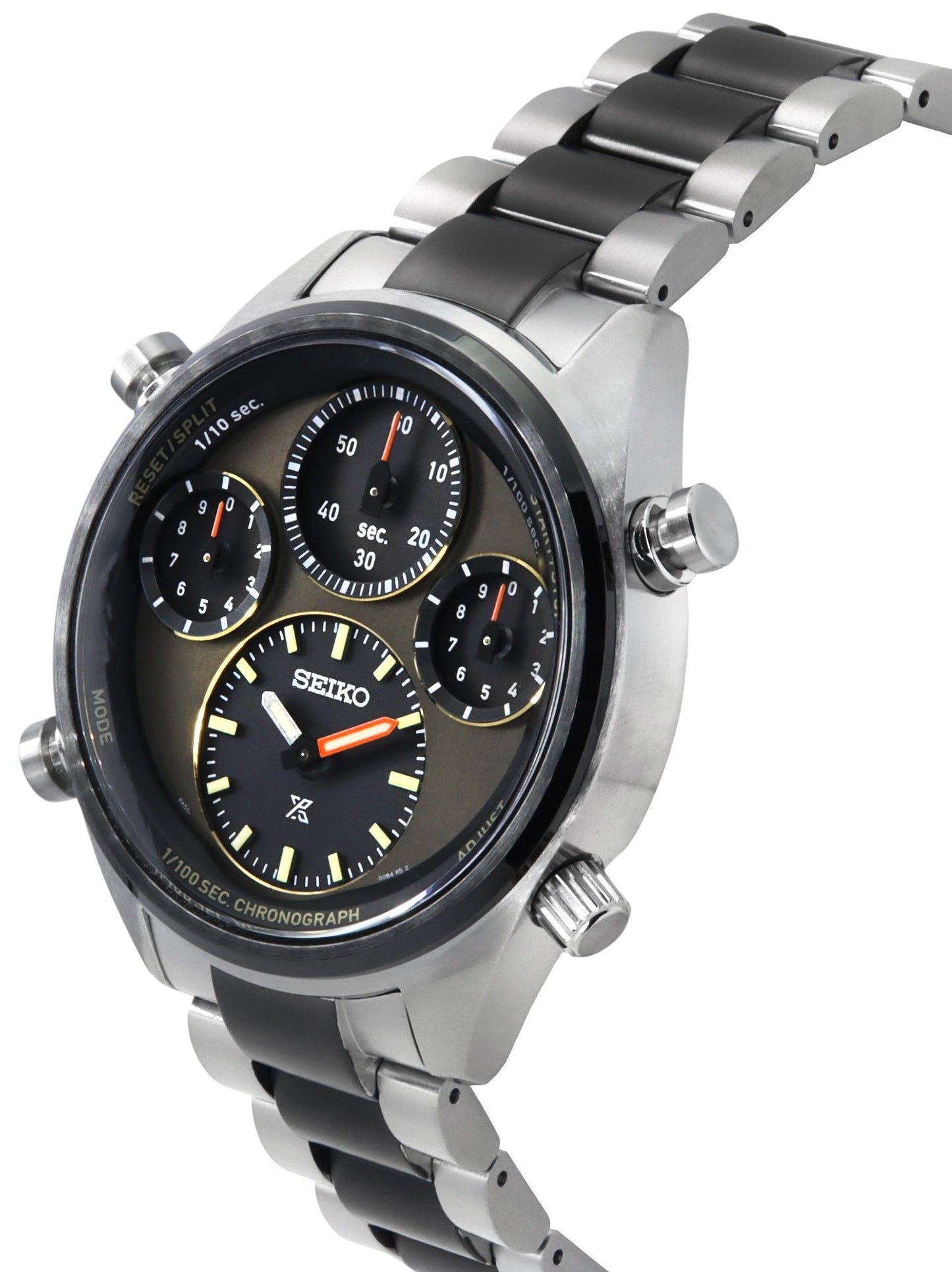 Seiko Prospex Speedtimer Limited Edition Chronograph Edelstahl Braunes Zifferblatt Solar SFJ005P1 100M Herrenuhr