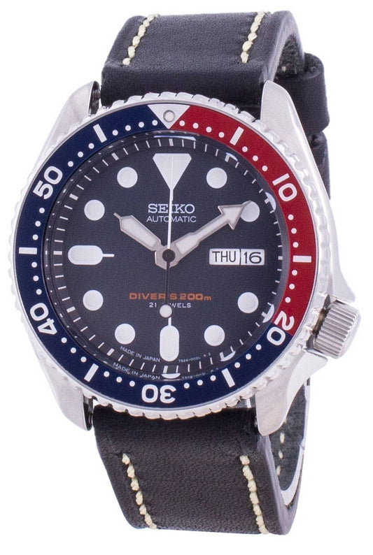 Seiko Automatik Taucher Schwarzes Zifferblatt SKX009J1-var-LS16 200M Herrenuhr