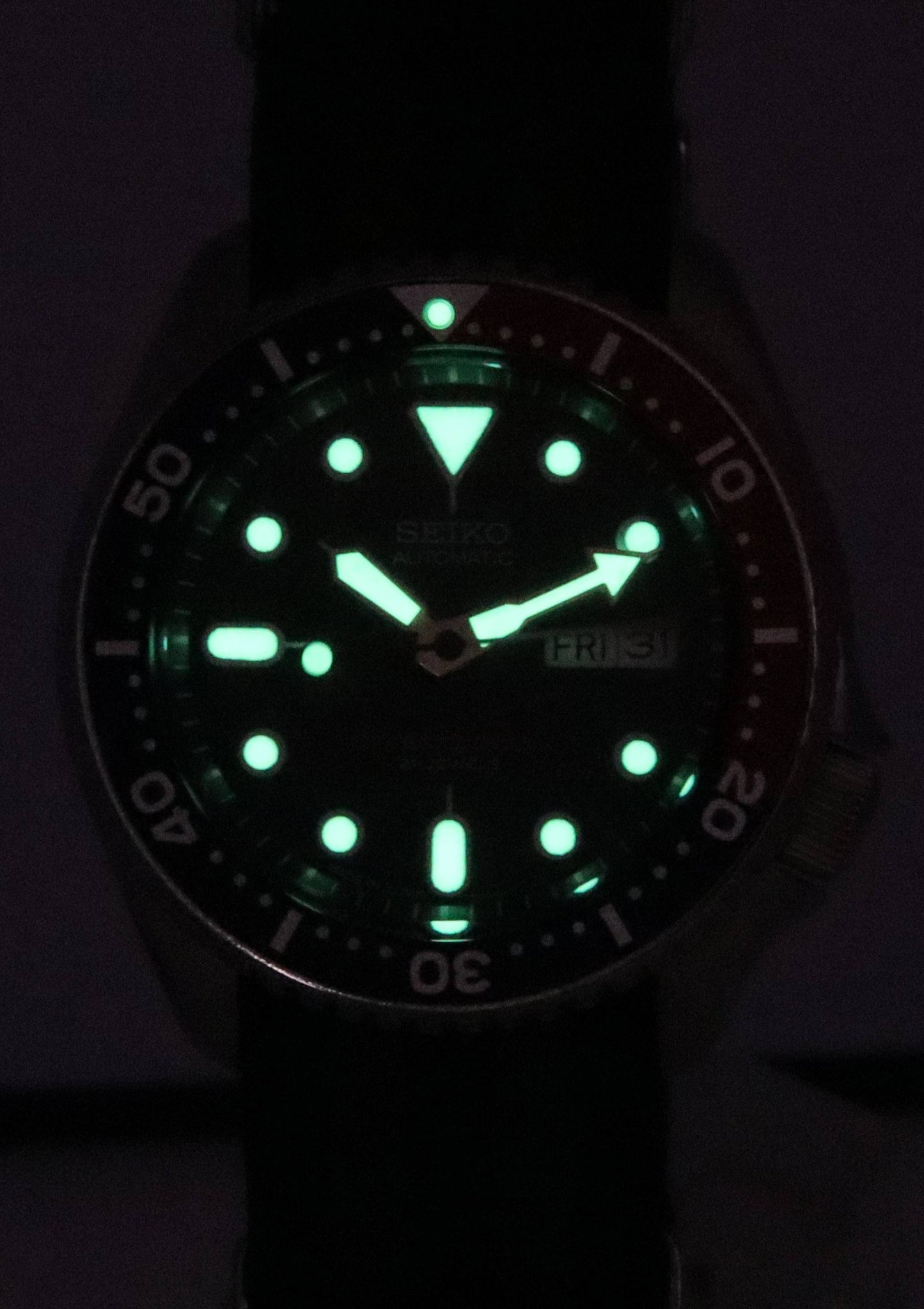 Seiko Blaues Zifferblatt Automatik Taucher SKX009J1-var-NATO21 200M Herrenuhr