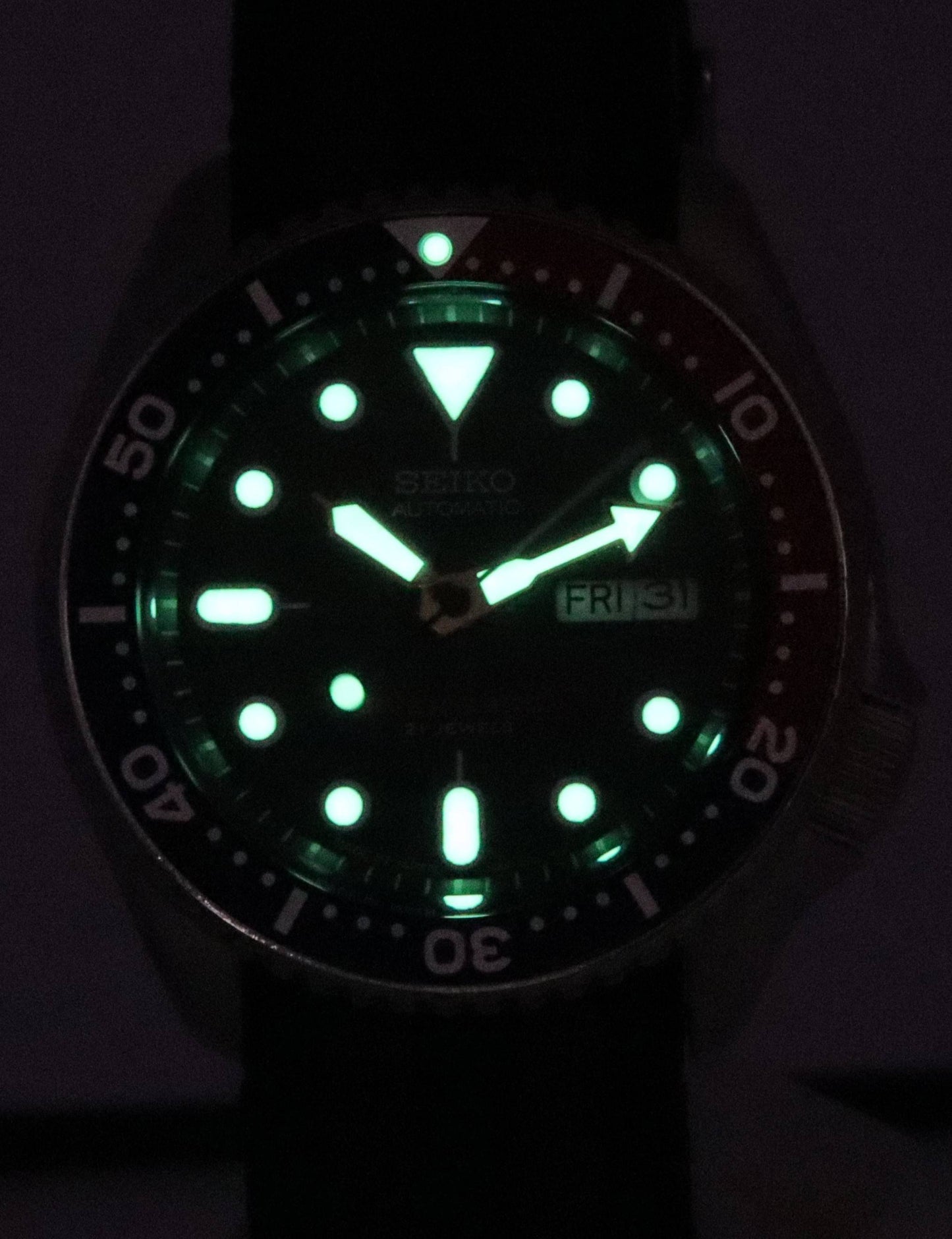 Seiko Blaues Zifferblatt Automatik Taucher SKX009J1-var-NATO22 200M Herrenuhr