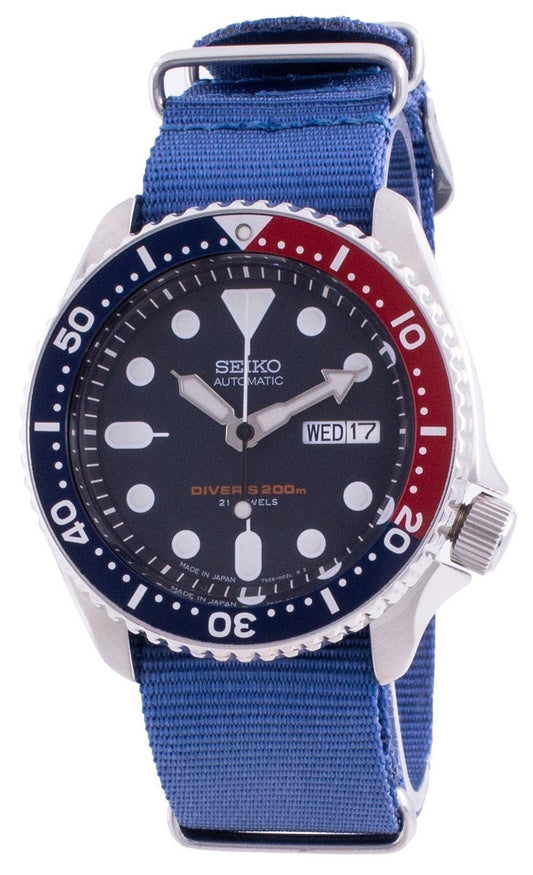 Seiko Automatik Taucher SKX009J1-var-NATO8 200M Made in Japan Herrenuhr