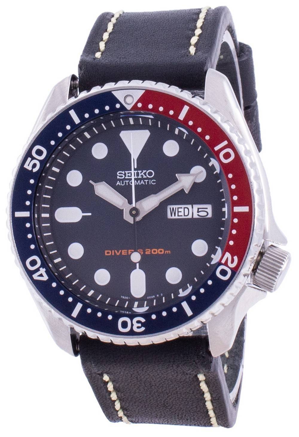Seiko Automatik Taucher Blaues Zifferblatt SKX009K1-var-LS16 200M Herrenuhr