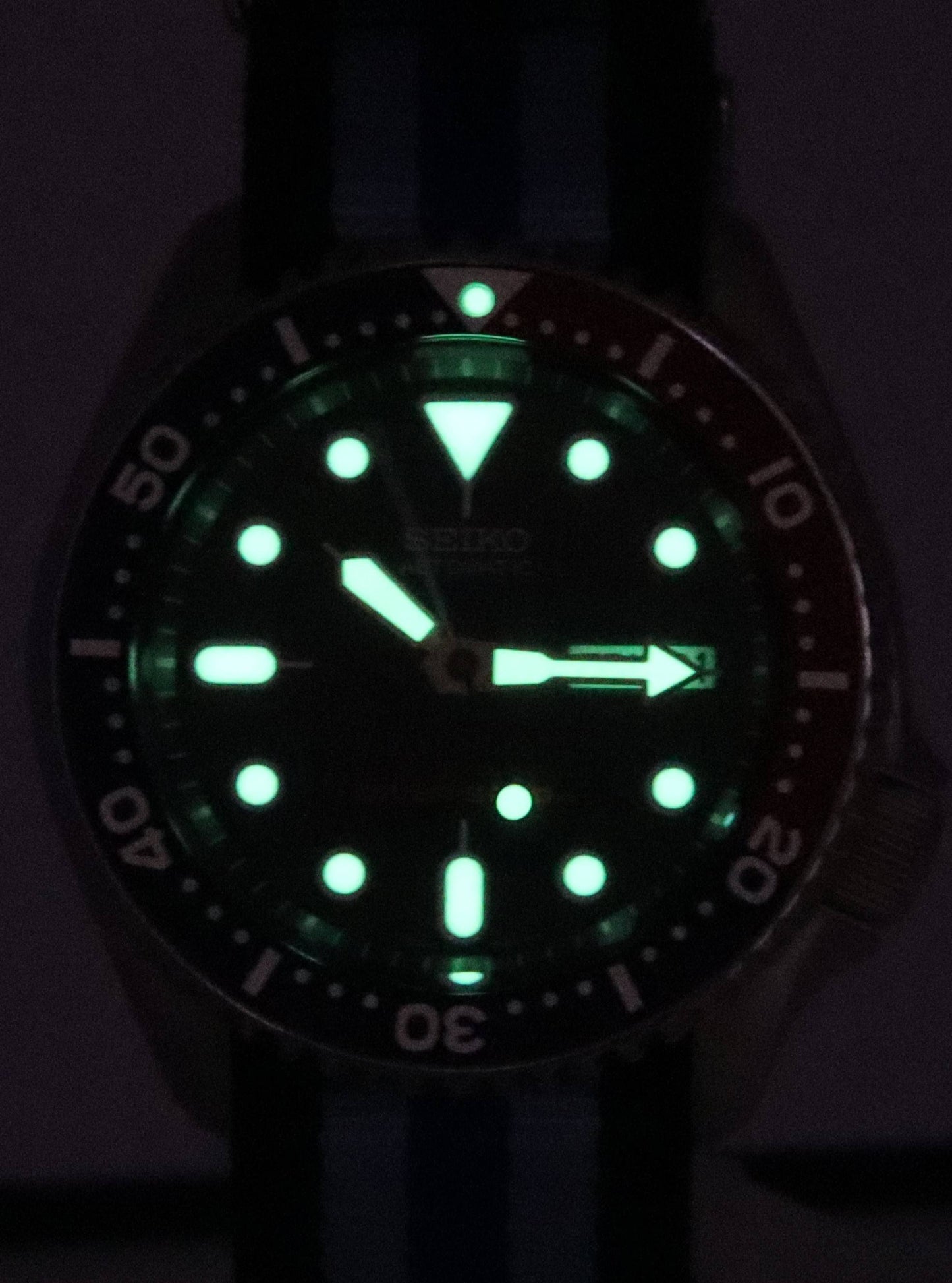 Seiko Blaues Zifferblatt Automatik Taucher SKX009K1-var-NATO20 200M Herrenuhr