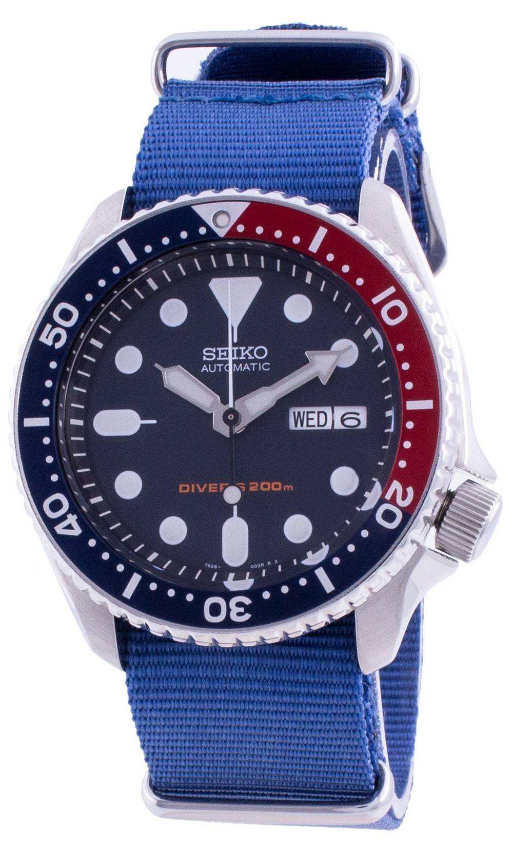 Seiko Automatik Taucher Deep Blue SKX009K1-var-NATO8 200M Herrenuhr
