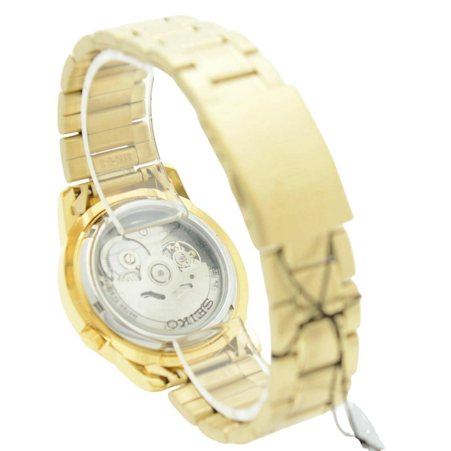 Seiko 5 Goldfarben Edelstahl Gold Dial 21 Jewels Automatik SNKK20K1 Herrenuhr