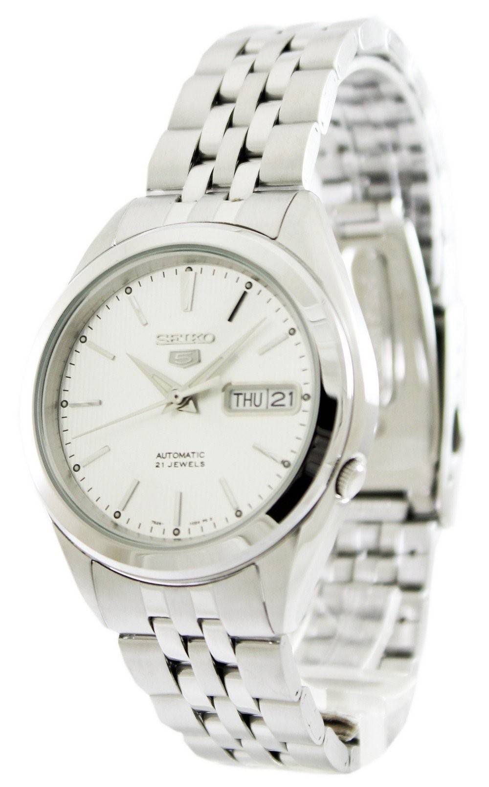 Seiko 5 Edelstahl Automatik 21 Jewels SNKL15 SNKL15K1 SNKL15K Herrenuhr