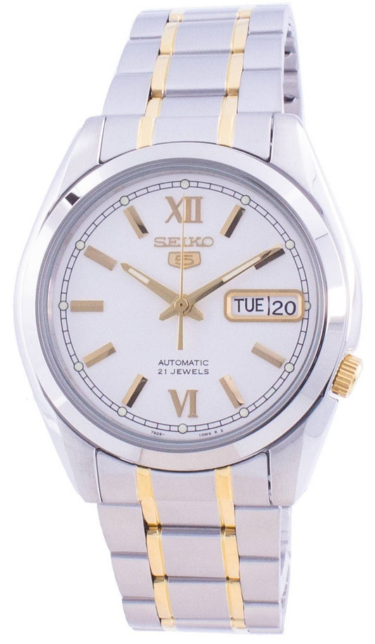 Seiko 5 Automatik White Dial SNKL57 SNKL57K1 SNKL57K Herrenuhr