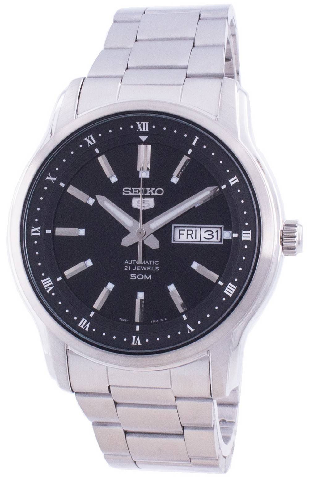 Seiko 5 Automatik Schwarzes Zifferblatt SNKP11 SNKP11K1 SNKP11K Herrenuhr
