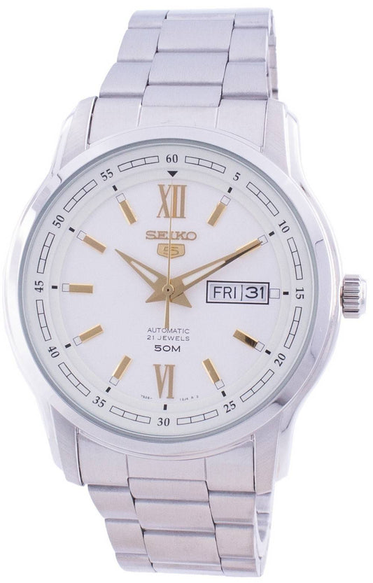Seiko 5 Automatik White Dial SNKP15 SNKP15K1 SNKP15K Herrenuhr