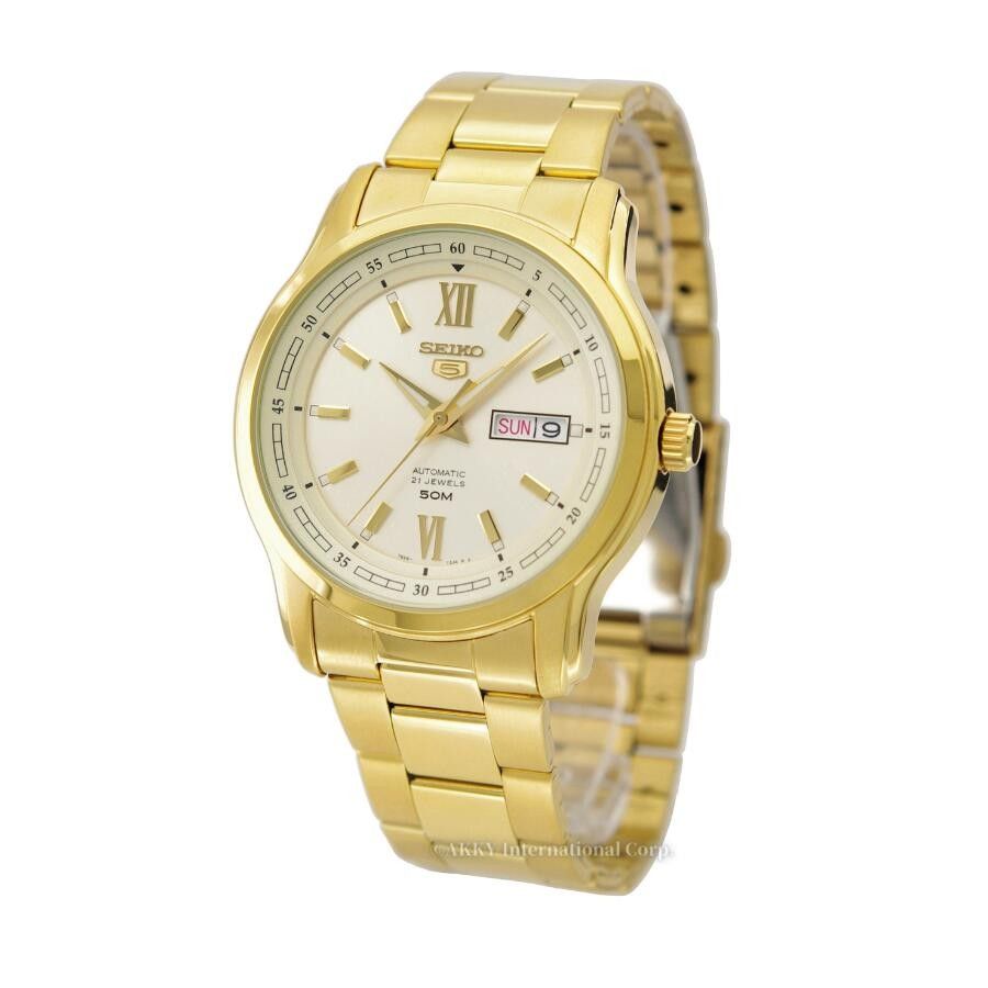 Seiko 5 Automatik Goldfarben Dial SNKP20 SNKP20K1 SNKP20K Herrenuhr