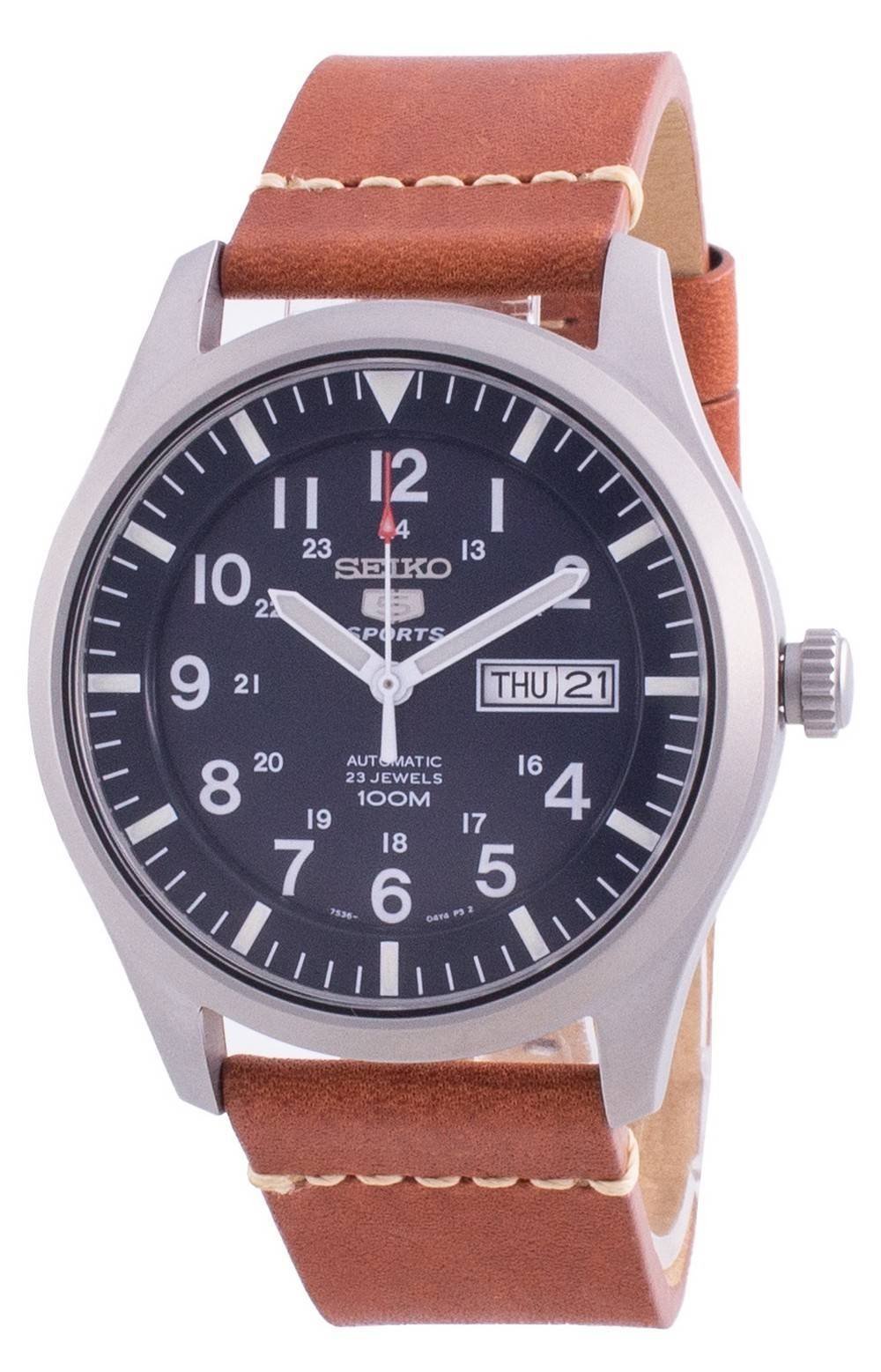 Seiko 5 Sports Blaues Zifferblatt Automatik SNZG11K1-var-LS21 100M Herrenuhr