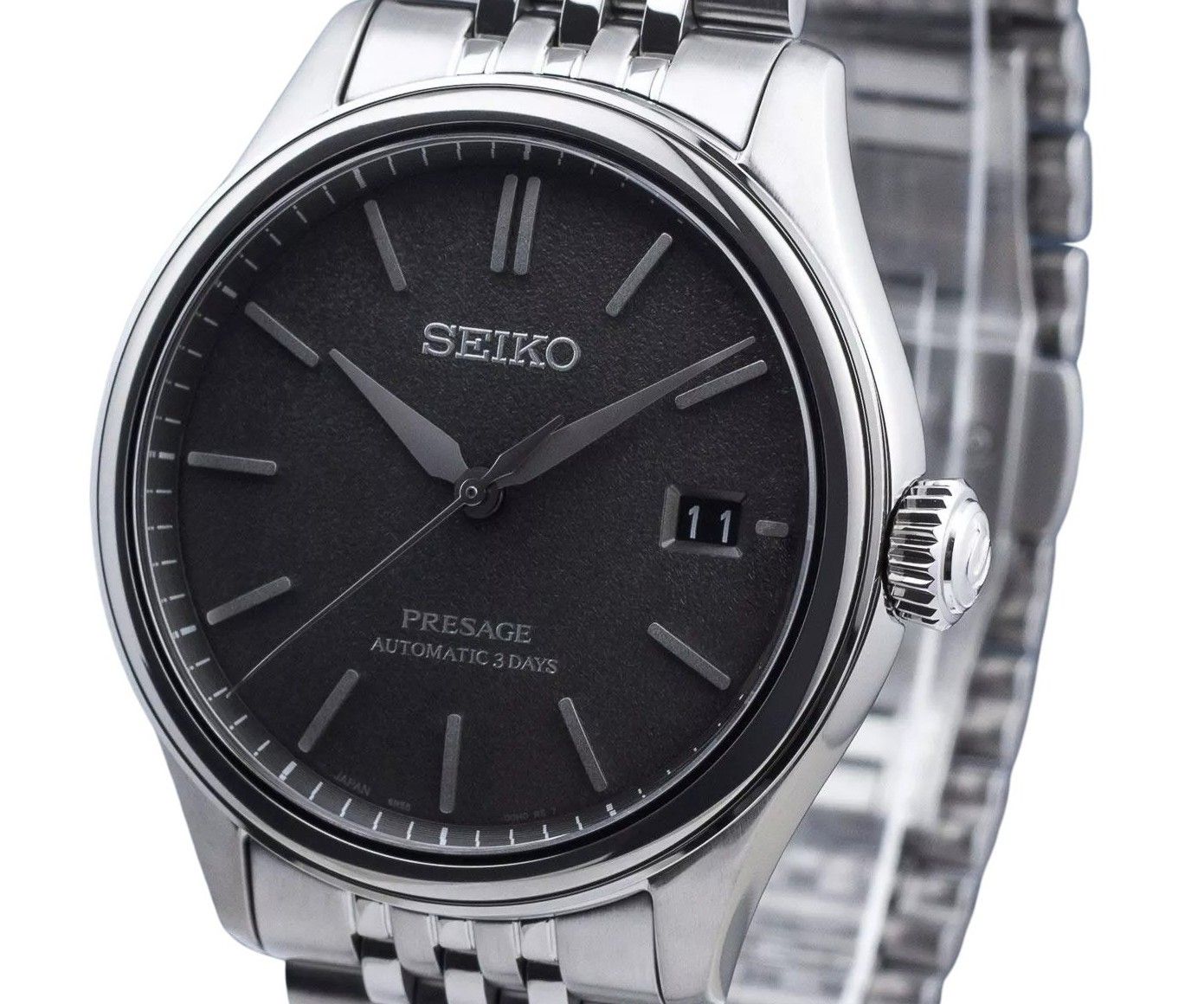 Seiko Presage Classic Sensaicha Edelstahl Gr?nes Zifferblatt Automatik SPB465J1 100M Herrenuhr
