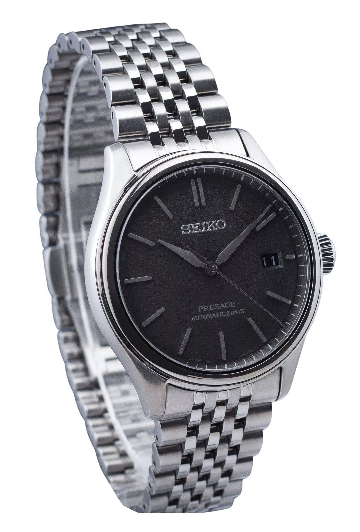 Seiko Presage Classic Sensaicha Edelstahl Gr?nes Zifferblatt Automatik SPB465J1 100M Herrenuhr