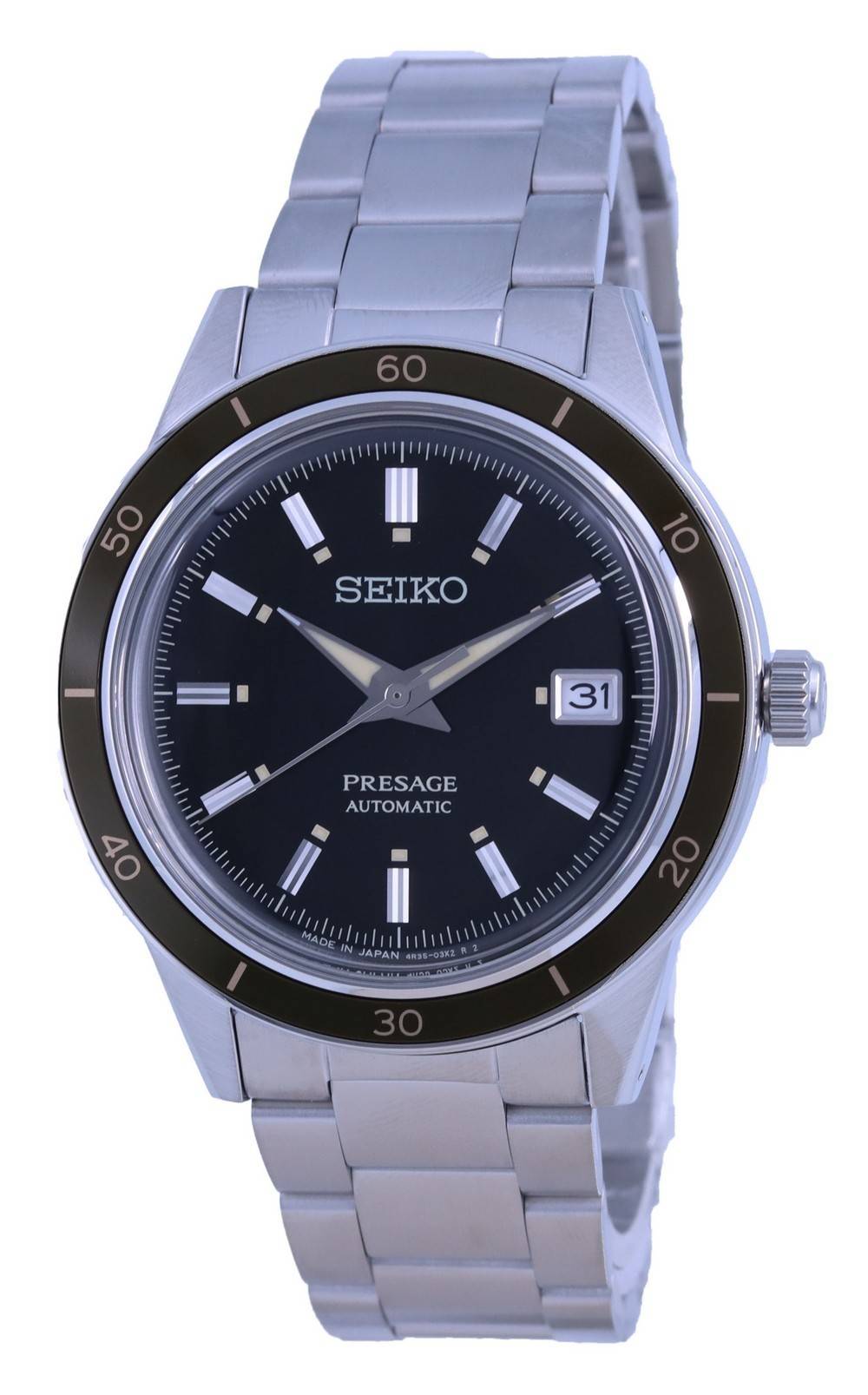Seiko Presage Style 60's Edelstahl Automatik SRPG07 SRPG07J1 SRPG07J Herrenuhr