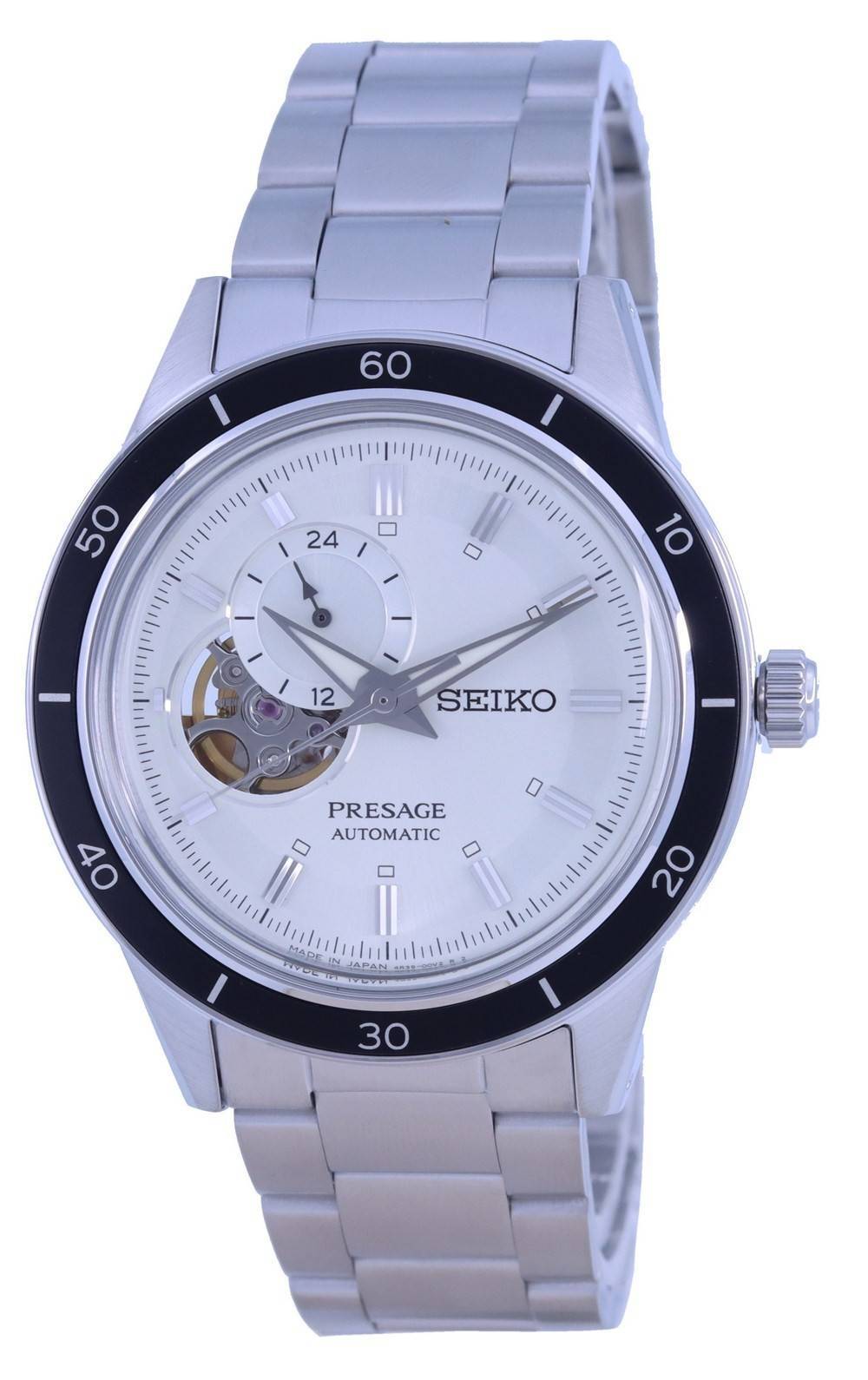 Seiko Presage Style 60's Open Heart Cream Dial Automatik SSA423 SSA423J1 SSA423J Herrenuhr