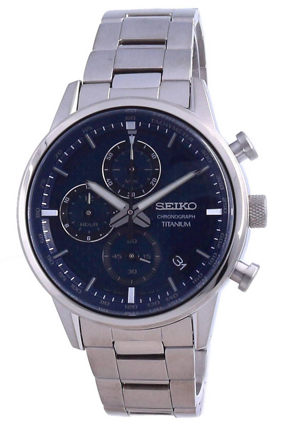 Seiko Discover More Titanium Chronograph Quarz SSB387P1 100M Herrenuhr
