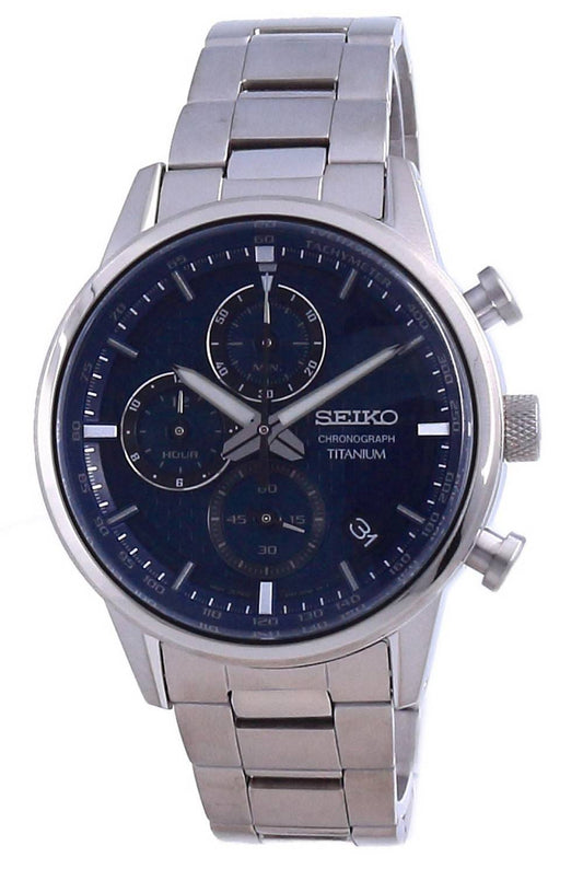 Seiko Discover More Titanium Chronograph Quarz SSB387P1 100M Herrenuhr