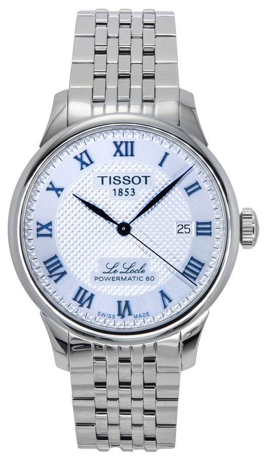 Tissot Le Locle Powermatic 80 20th Anniversary Edelstahl Silberfarbenes Zifferblatt Automatik T006.407.11.033.03 Herrenuhr