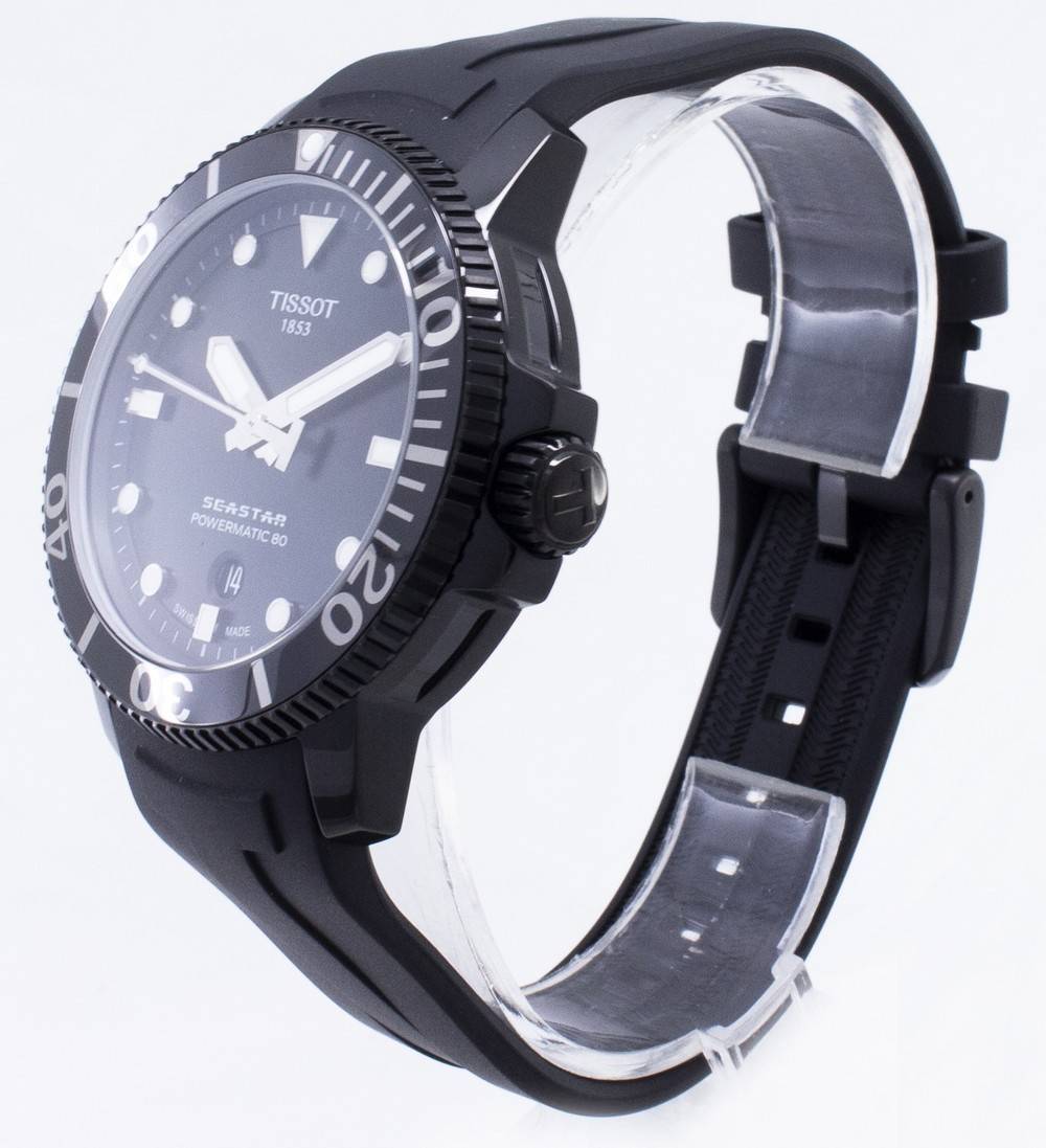 Tissot T-Sport Seastar Powermatic 80 T120.407.37.051.00 T1204073705100 Automatik 300M Herrenuhr