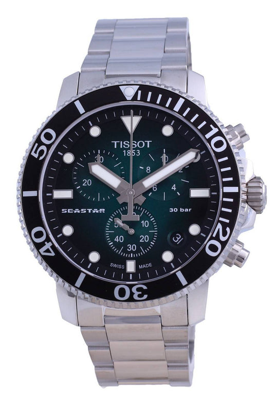Tissot T-Sport Seaster 1000 Chronograph Taucher Quarz T120.417.11.091.01 T1204171109101 300M Herrenuhr