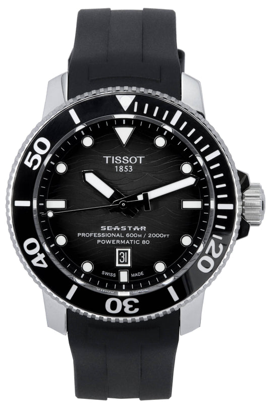 Tissot Seastar 2000 Professional Powermatic 80 Graues Zifferblatt Taucher T120.607.17.441.00 T1206071744100 600M Herrenuhr