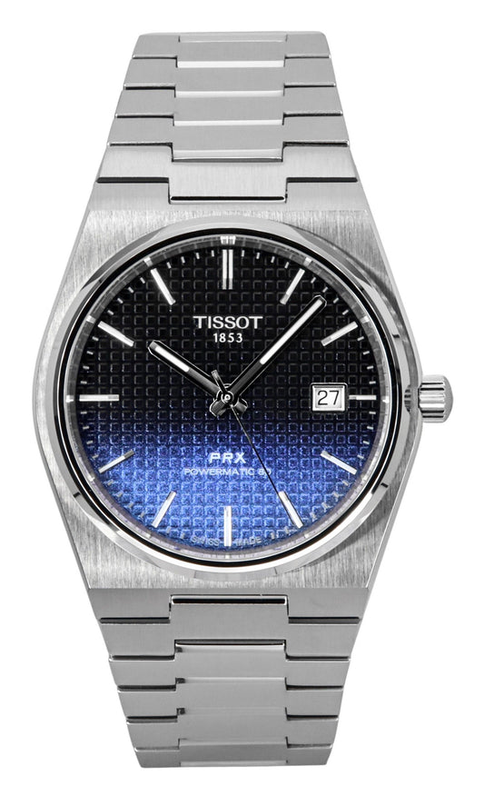 Tissot PRX Powermatic 80 Gradient Edelstahl Black Chameleon Dial Automatik T137.407.11.051.01 100M Herrenuhr