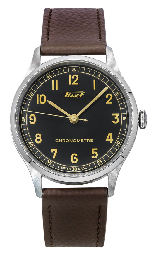 Tissot Heritage 1938 Lederarmband Anthracite Dial Automatik T142.464.16.062.00 Herrenuhr