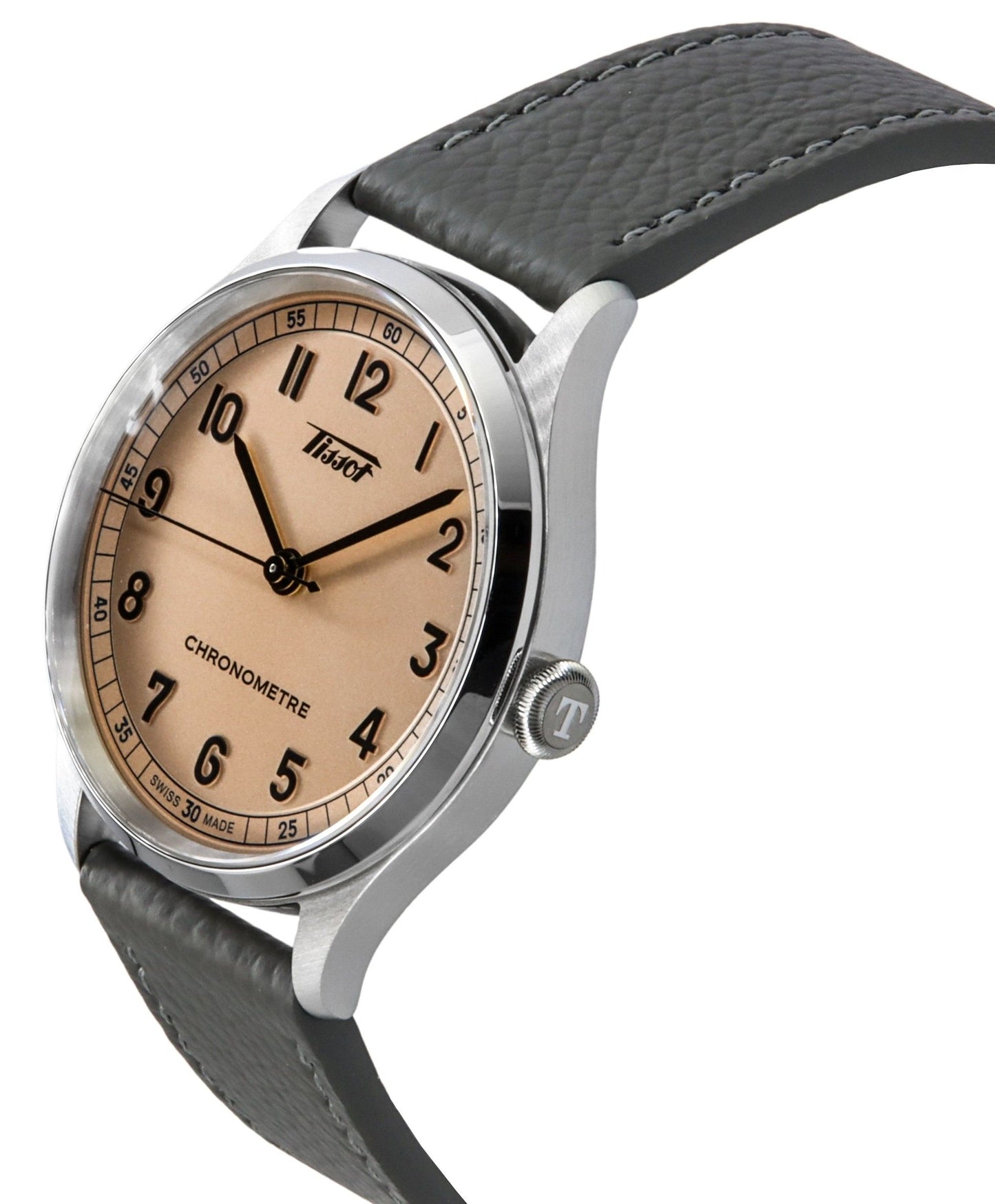 Tissot Heritage 1938 Lederarmband Pink Dial Automatik T142.464.16.332.00 Herrenuhr