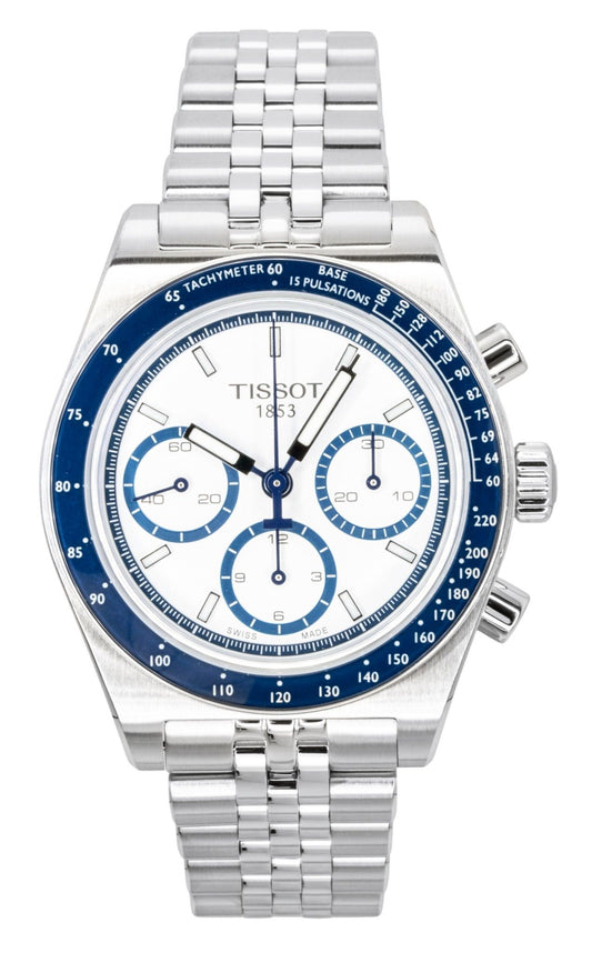 Tissot PR516 Chronograph Edelstahl White Dial Automatik T149.462.11.011.00 100M Herrenuhr