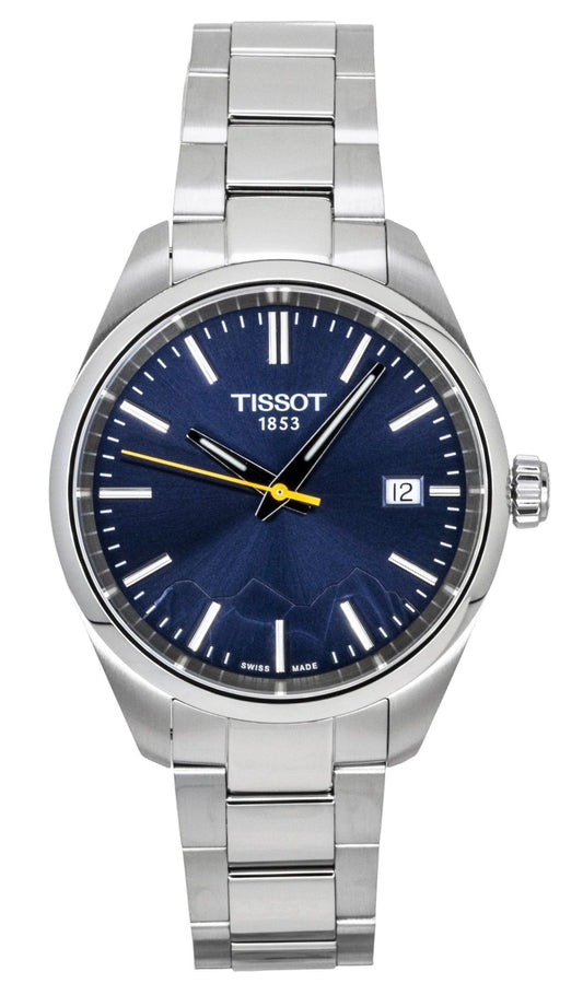 Tissot PR 100 Jungfraubahn Special Edition Edelstahl Blaues Zifferblatt Quarz T150.210.11.041.01 100M Damenuhr
