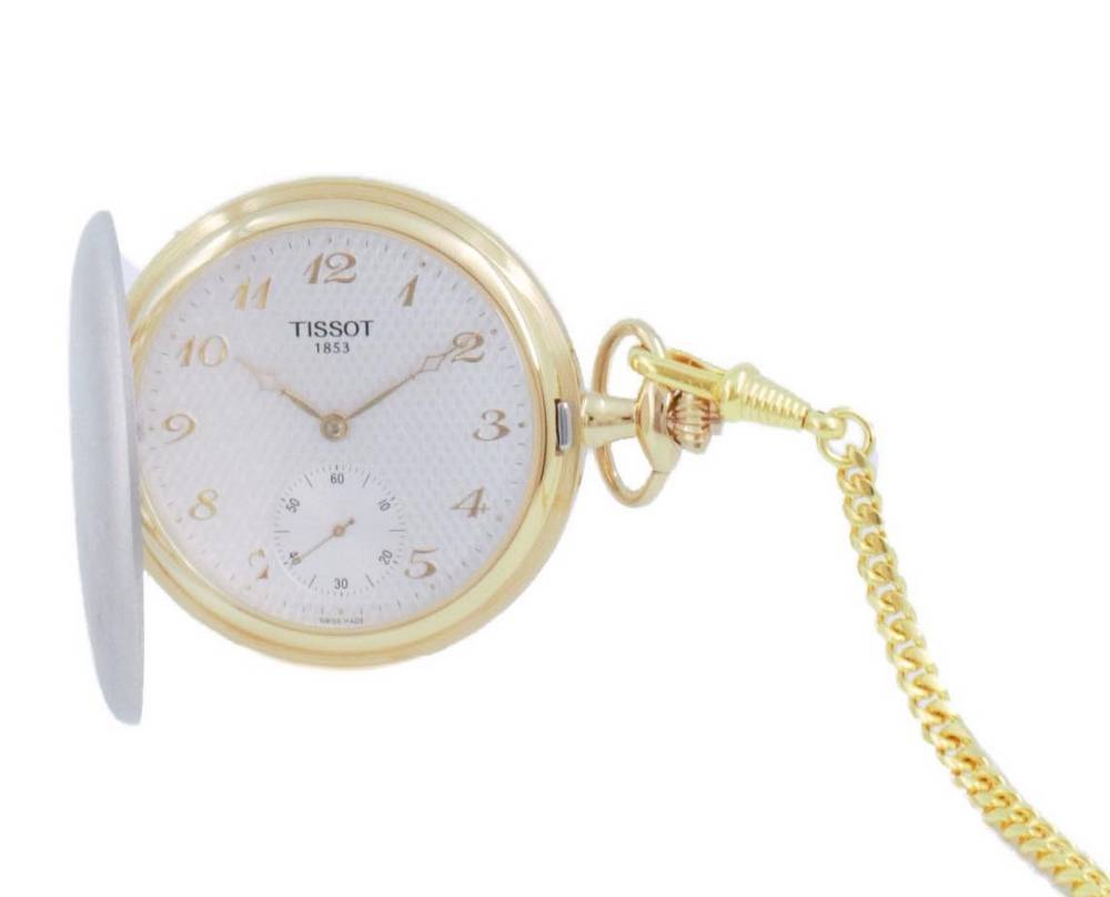 Tissot T-Pocket Savonnettes Quarz T83.9.459.32 T83945932 Pocket Watch