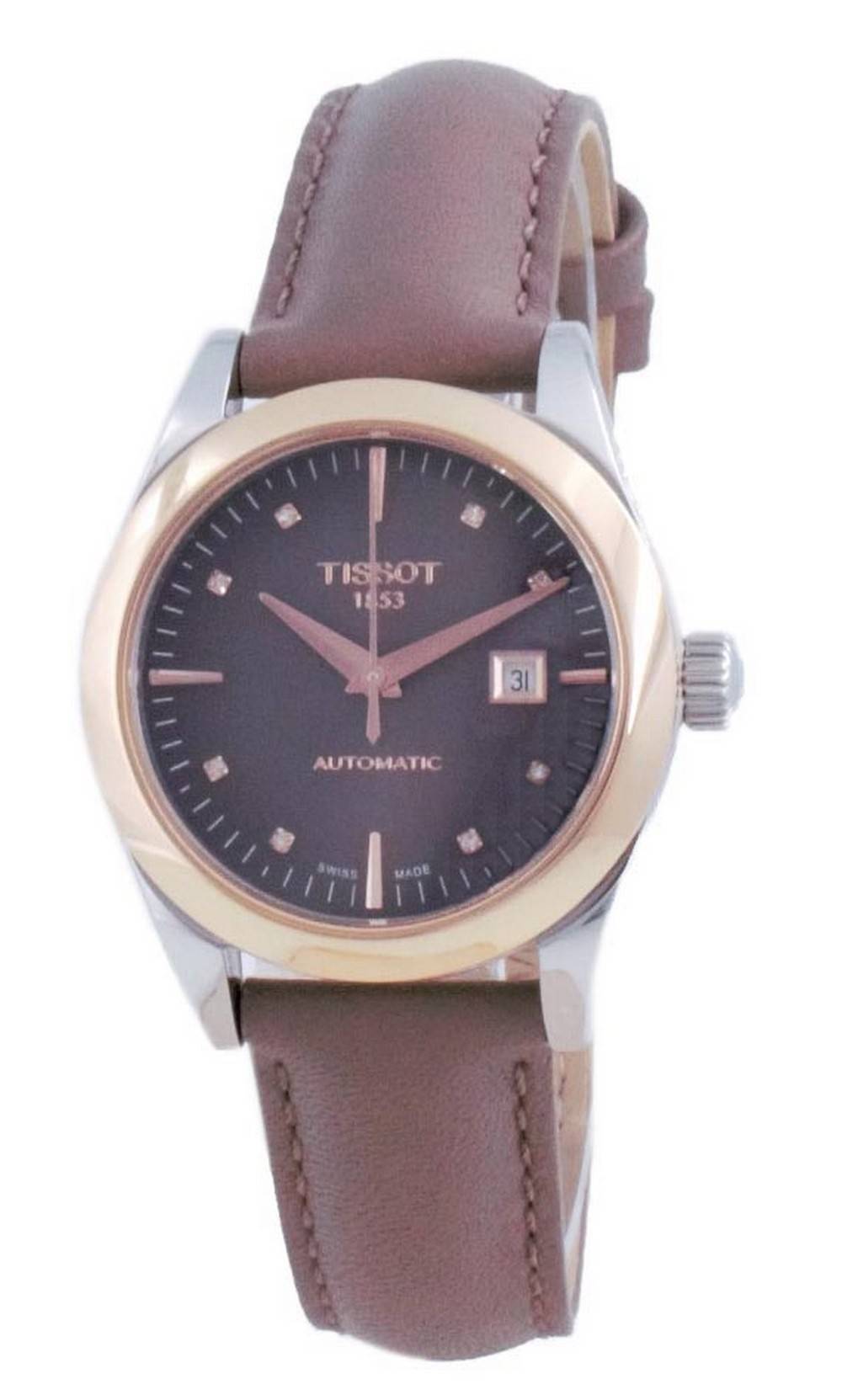 Tissot T-My Lady 18K Gold Diamond Accents Automatik T930.007.46.296.00 T9300074629600 Damenuhr