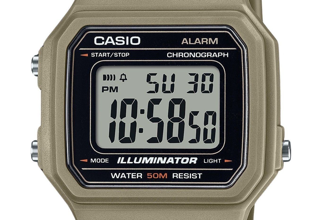 Casio Youth Digital Resin Strap Quarz W-217H-5AV Herrenuhr