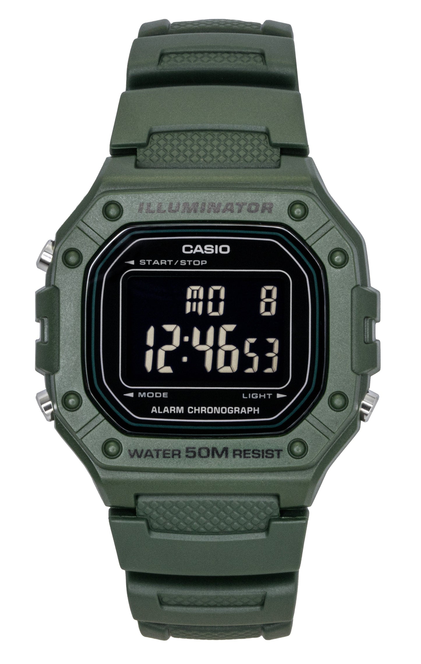 Casio Standard Digital Resin Strap Quarz W-218H-3BV Herrenuhr