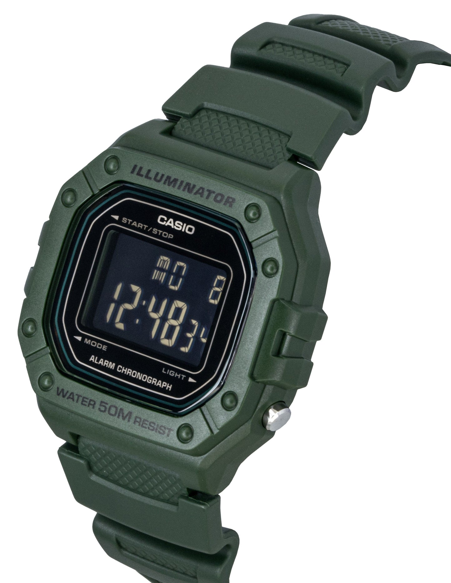 Casio Standard Digital Resin Strap Quarz W-218H-3BV Herrenuhr