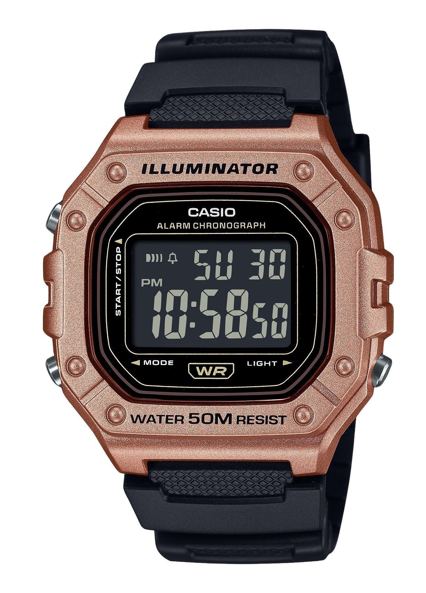 Casio Standard Digital Resin Strap Quarz W-218HM-5BV Herrenuhr